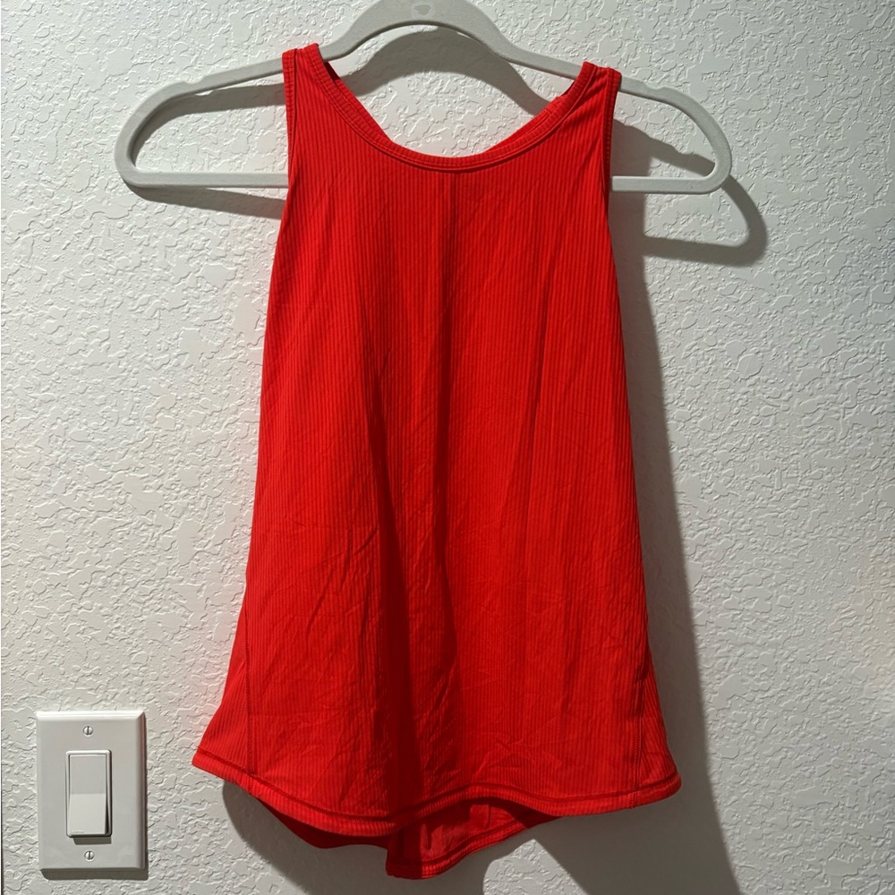 lululemon athletica Vibrant Red Tank Top